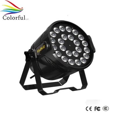 24CPS 10W RGBW 4-in-1 צבע מלא Par Light