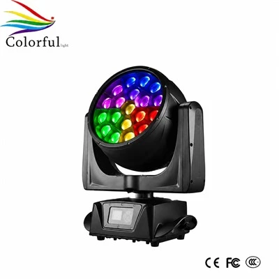 עמיד למים 19 יחידות 40W RGBW Bee Eyes Zoom Moving Head Light